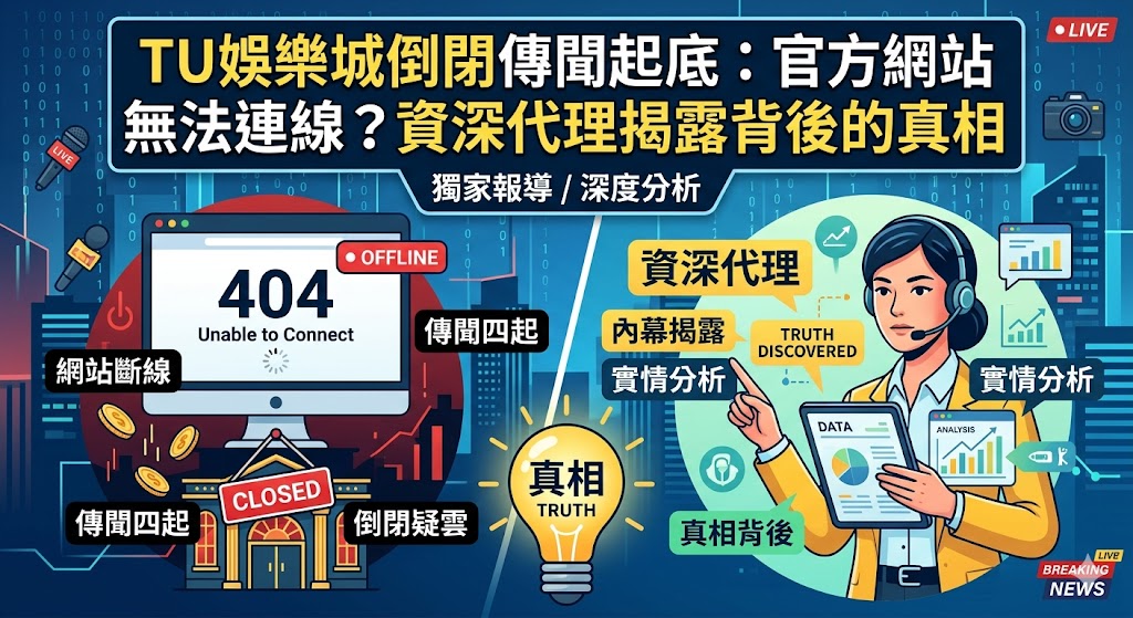 TU娛樂城倒閉傳聞起底：官方網站無法連線？資深代理揭露背後的真相